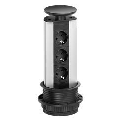 EVOline  Port (3 эл.роз.) кабель 3м