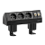 EVOline Dock DESK (3  эл. роз. + 2* RJ45), кабель 3 м, вывод провода снизу
