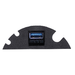 Рамка с 3-я отверстиями разного диаметра для фиксации проводов и модулем USB 3.0 для Circle 80