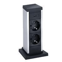 EVOline Up (2  эл. роз. + USB Charger), кабель 3 м