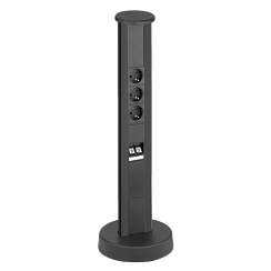 EVOline Vertical  (3  эл. роз. + 2*RJ45), кабель 3 м