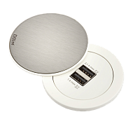 EVOline One  (2 *USB Charger type A 5V/ 2,1 A max), кабель 3 м, с крышкой