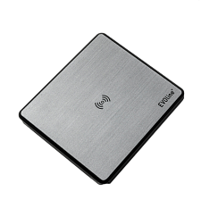 Square 80 с QI (1*VDE + USB Charger + 1RJ45 вытаск.), кабель 3 м