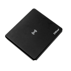 Square 80 с QI (1*VDE + USB Charger + 1RJ45 вытаск.), кабель 3 м