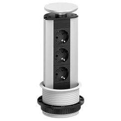 EVOline  Port (3 эл.роз.) кабель 2,5 м с раборной вилкой