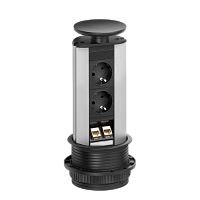 EVOline  Port (2 эл.роз. + 2* RJ45) кабель 3м