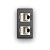 Двойной модуль RJ45 CAT6, экранированный