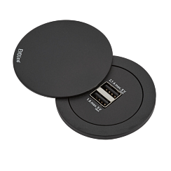 EVOline One  (2 *USB Charger type A 5V/ 2,1 A max), кабель 3 м, с крышкой