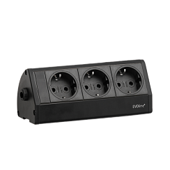 EVOline Dock DESK (3  эл. роз.), кабель 3 м, вывод провода сбоку