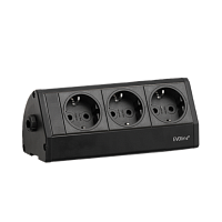 EVOline Dock DESK (3  эл. роз.), кабель 3 м, вывод провода сбоку
