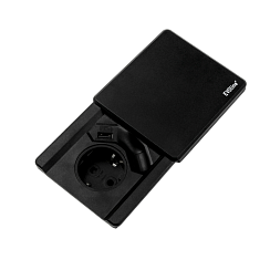 Square 80 без QI (1*VDE + USB Charger),  кабель 3 м