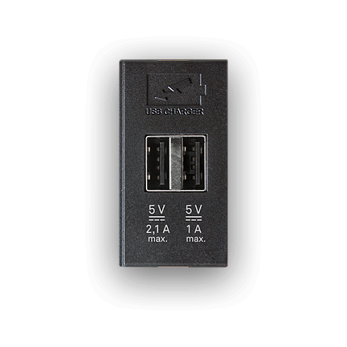 Двойной USB Type A Charger 5 V / 2.1 A max.