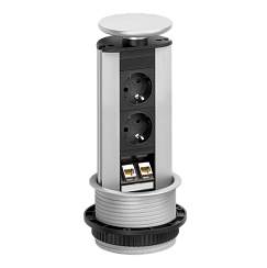 EVOline  Port (2 эл.роз. + 2* RJ45) кабель 3м