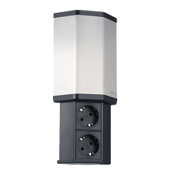 EVOline V-Port (2  эл. роз.), кабель 2,5м с вилкой в комплекте.
