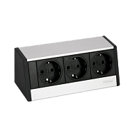 EVOline R-Dock (3  эл. роз.), кабель 3 м, вывод провода снизу
