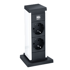 EVOline Up (2  эл. роз. + USB Charger), кабель 3 м