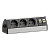 EVOline Dock DESK (3  эл. роз. + 2* RJ45), кабель 3 м, вывод провода сбоку