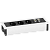 EVOline Frame Dock (3 эл. роз + 2 RJ45 Cat.6), кабель 3м с вилкой, вывод провода снизу